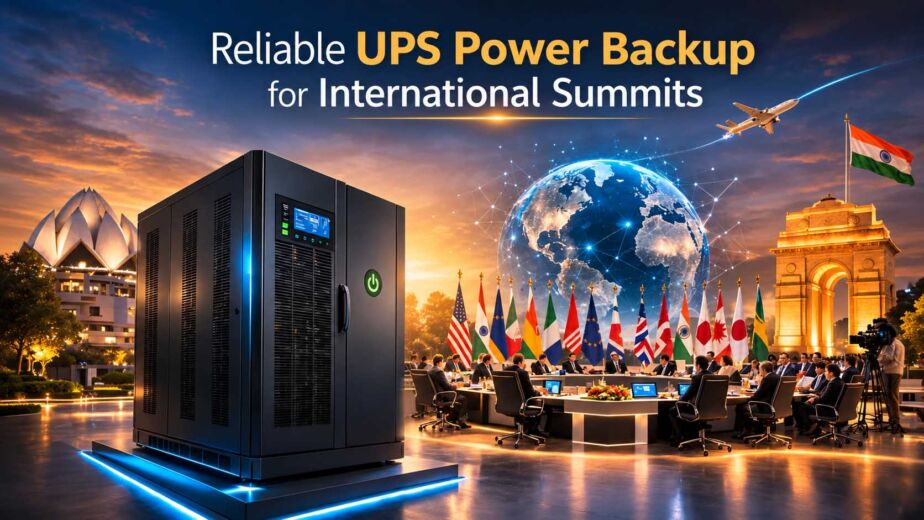 UPS Power Backup for International Summits – Why High-Reliability Matters