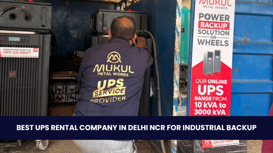 Best UPS Rental Company in Delhi NCR for Industrial Backup