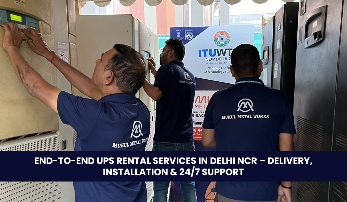 End-to-End UPS Rental Services in Delhi NCR – Delivery, Installation & 24/7 Support