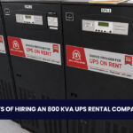 Top Benefits of Hiring an 800 kVA UPS Rental Company in India